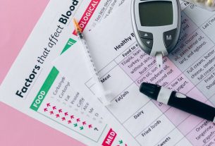 gray glucometer on white printer paper