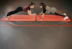 women exercising together